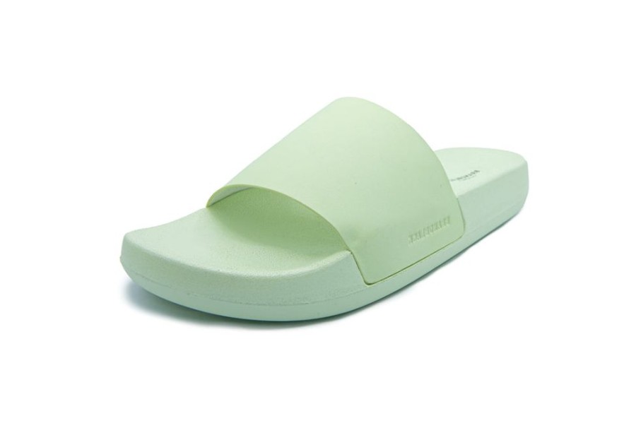 Men Brandblack | Men'S Kashiba-Lux Slides Lime