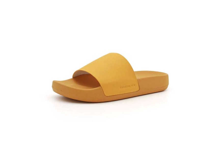 Men Brandblack | Men'S Kashiba-Lux Slides Citronelle