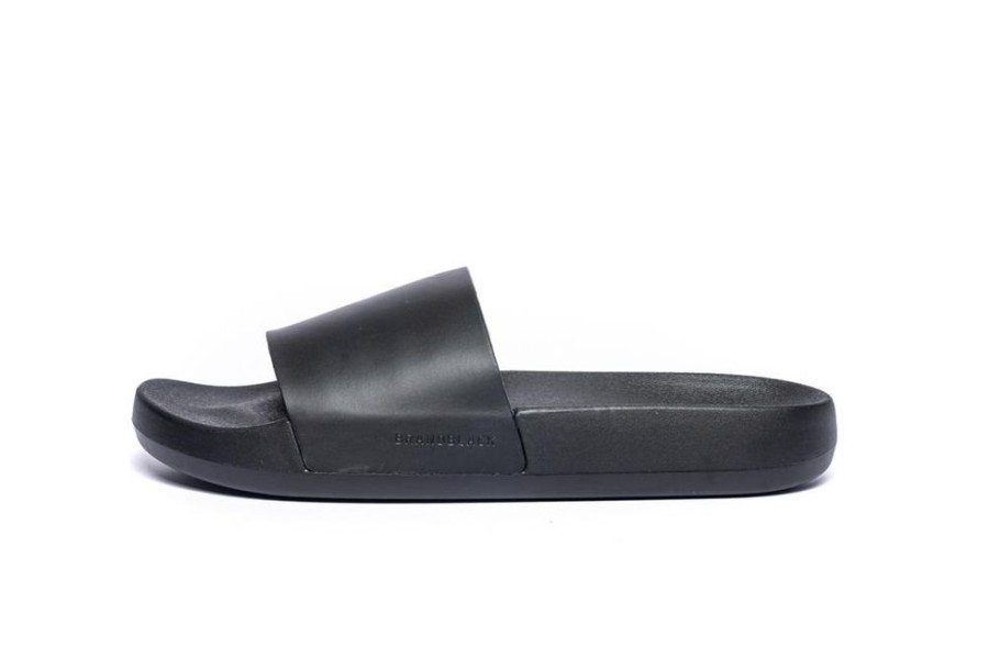 Men Brandblack | Men'S Kashiba-Lux Slides Basic Black