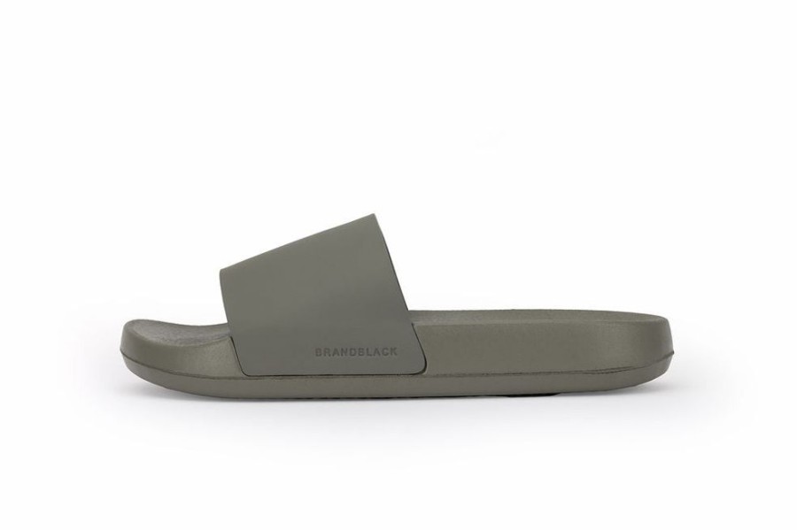 Men Brandblack | Men'S Kashiba-Lux Slides Agave