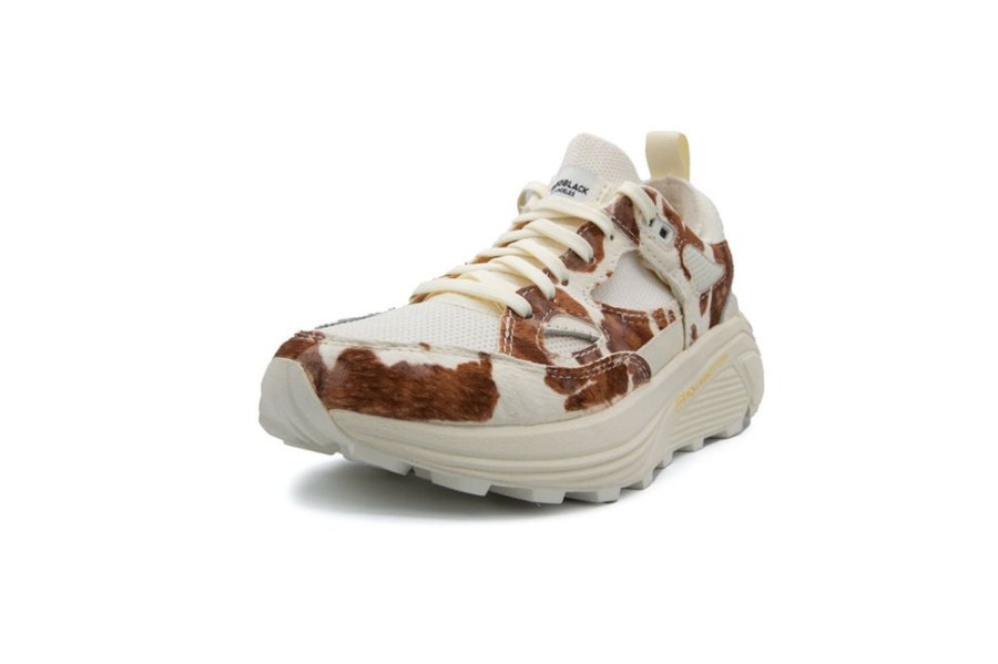 Women Brandblack | Women'S Aura Faux Ponyhair Brown Cow